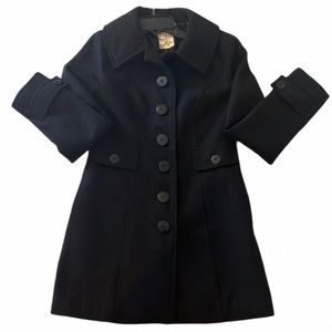 Anthropologie Tulle Peacoat -Size Small